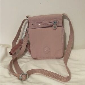 Kipling Blush Pink Nylon Eldorado Mini Crossbody Bag (NWOT)